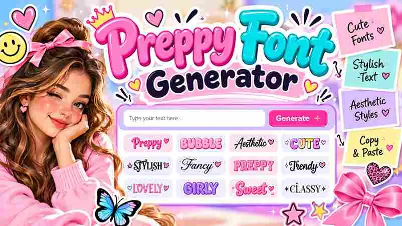 Preppy Font Generator